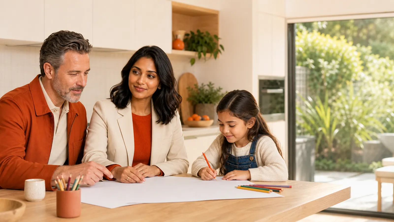 A homeowner speaking with a local professional